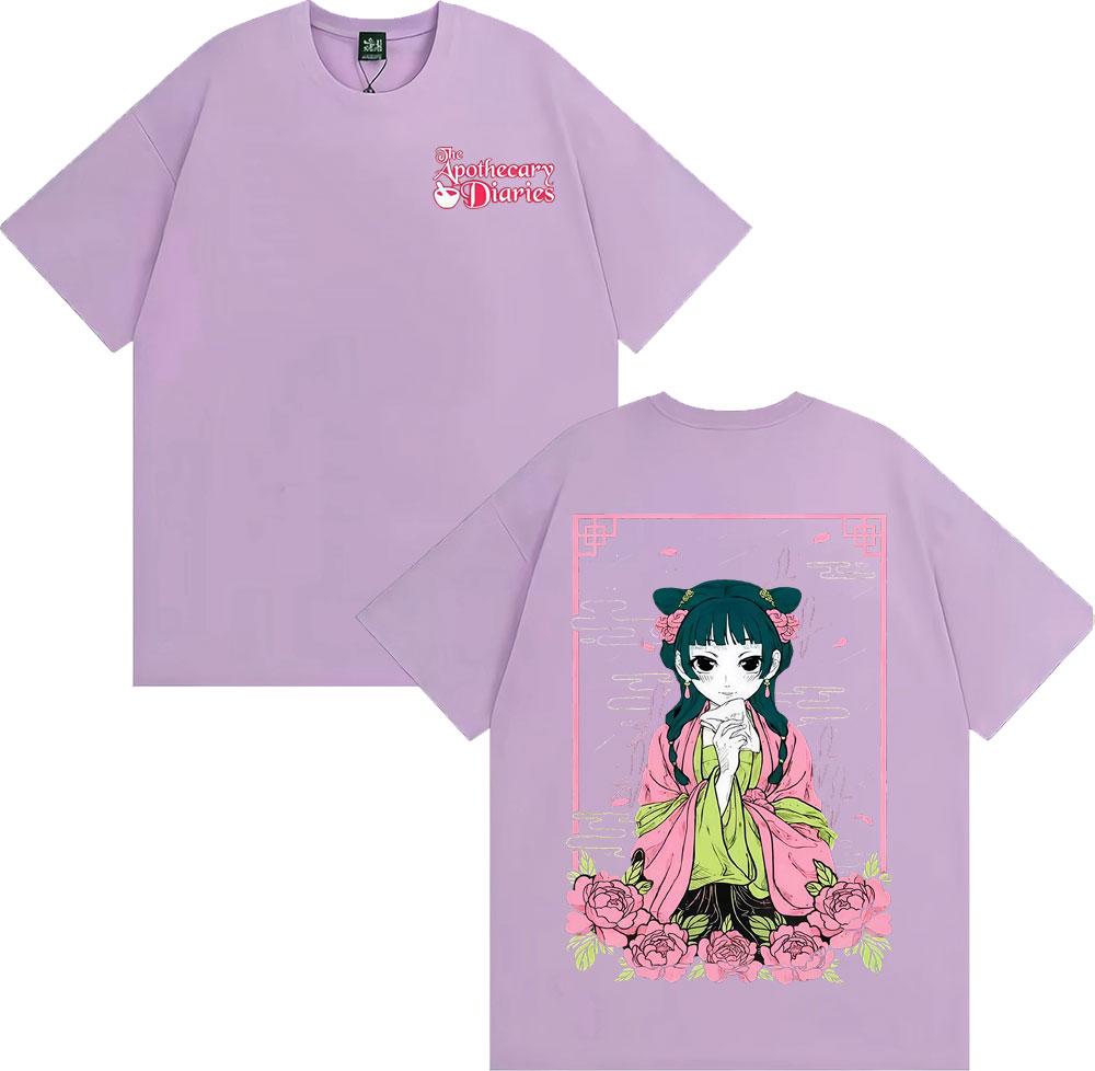 New Anime The Apothecary Diaries Maomao Tshirts Harajuku Fashion Kawaii Cute Tshirt Men Women Retro Cartoon Streetwear T Shirt