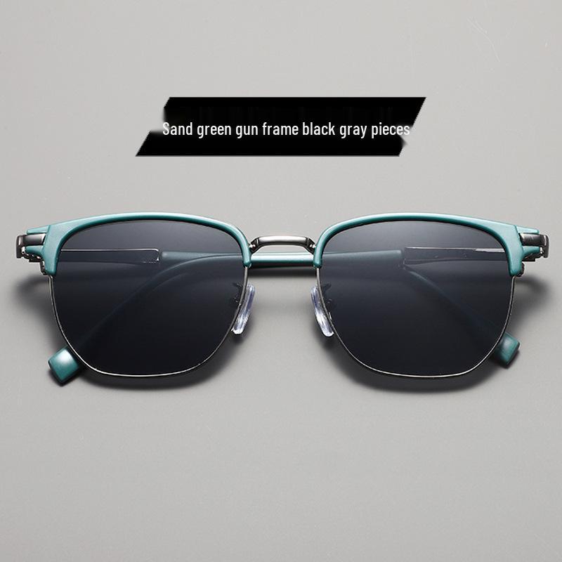 Men s Retro Small Square UV Protection Sunglasses - High-Value, Classic American Style with Strong Light Protection