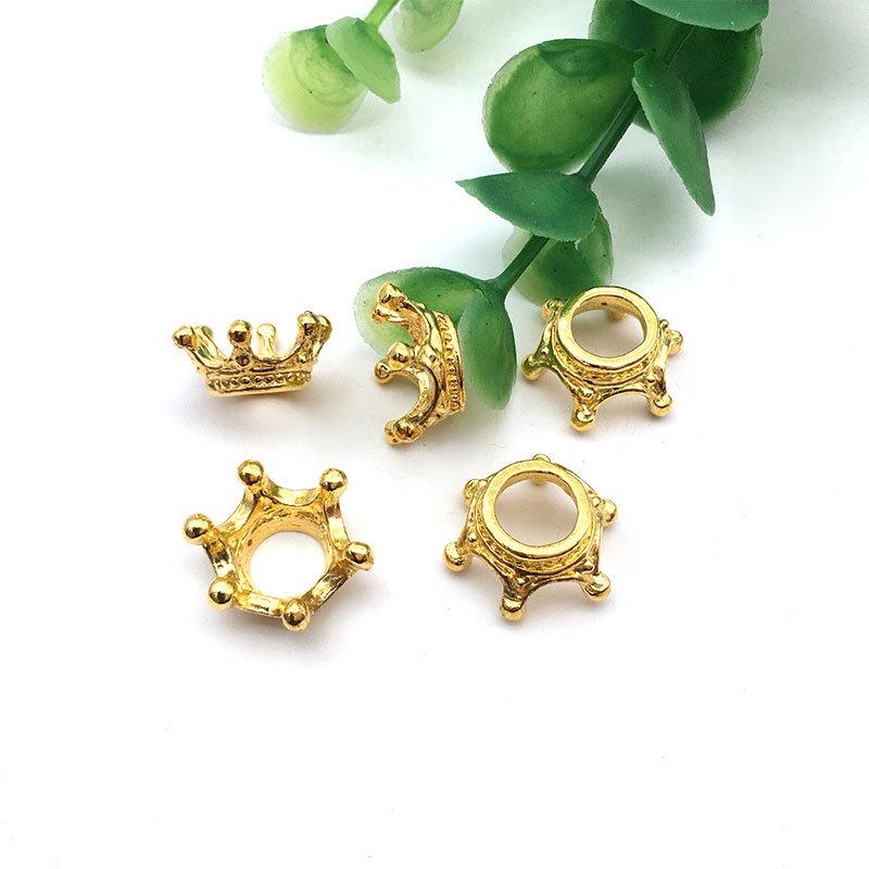 Zhongcheng Small Crown Alloy Pendant - Japanese & Korean Cartoon Hair Accessory