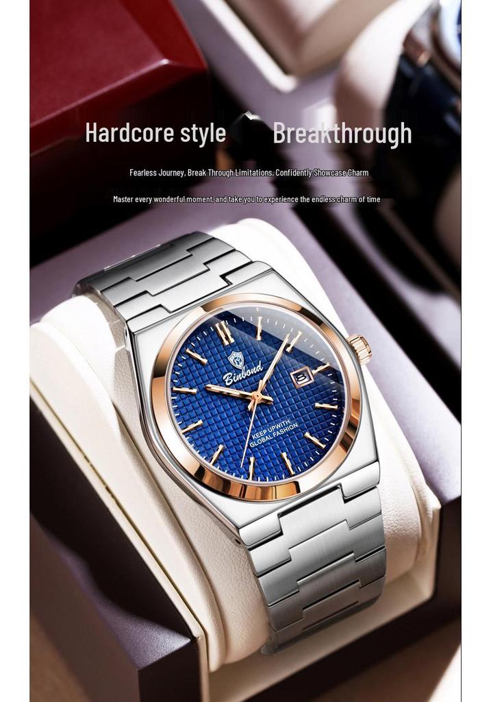 Binbang BINBOND Men's Super Player Luminous Waterproof Fashion Watch