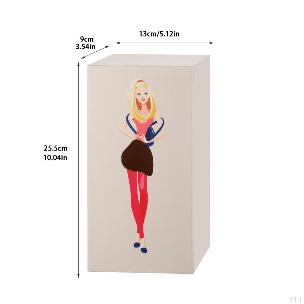 Box Decor Supplies Funny Retro Dispensive Lady Jirt for Dining Room Compt