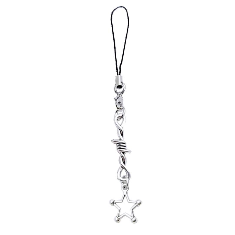 

Handmade Y2K Phone Chain Lovely Pendant Charm Strap Cute Cellphone Lanyard Strap