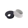 Xiangzhen U-Shaped Desktop Cable Hole Cover, Dustproof, ABS, Black/White