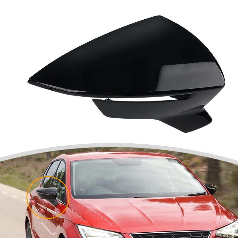 Side Wing Mirror Cover For Seat Ibiza Mk5 V 6F KJ1 2017- Leon Lion Mk3 III 5F  ST / FR / Cupra 2012- Arona KJ7 2017-