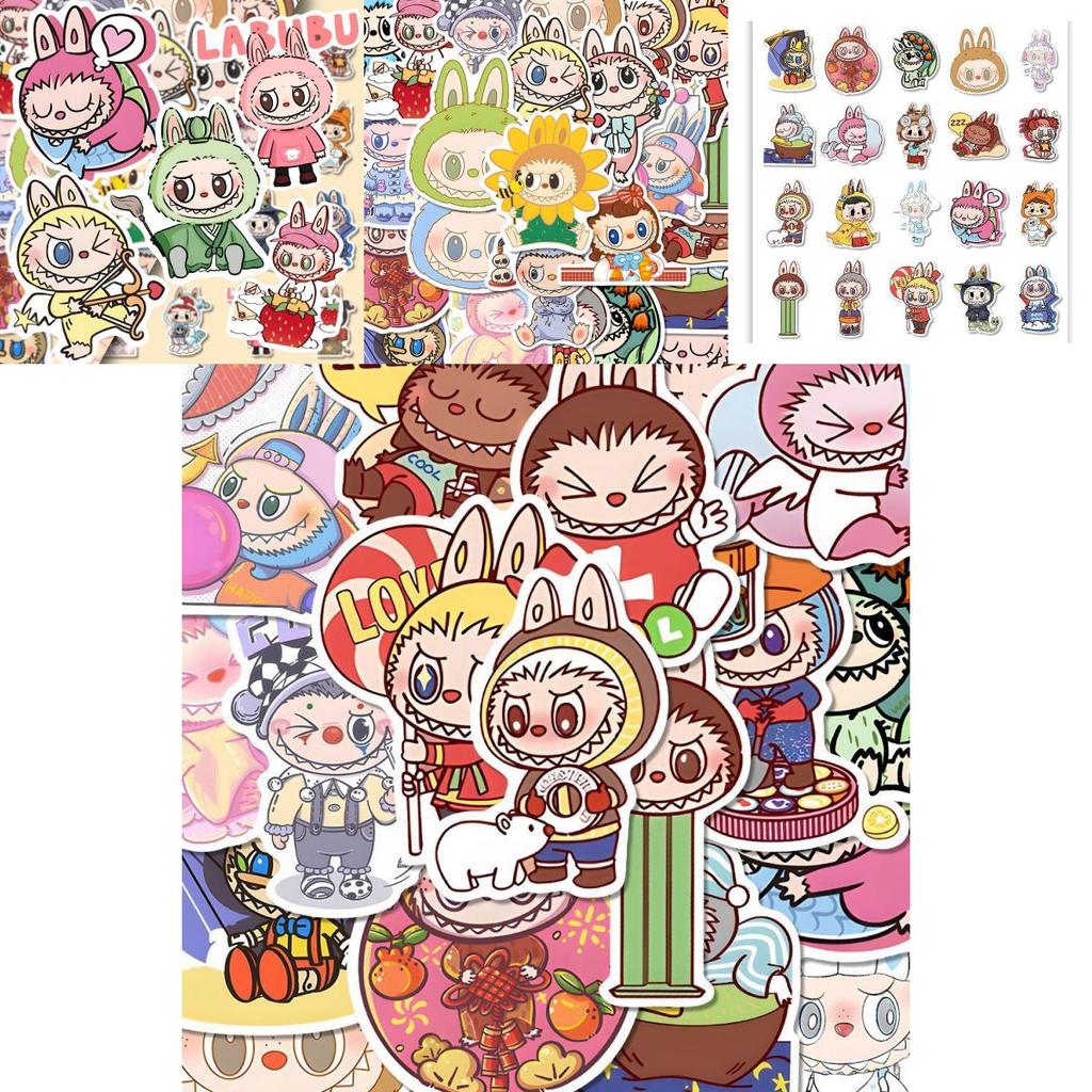 Adorable Labubu Stickers Set Of 80 For Kids And Crafting Enthusiasts