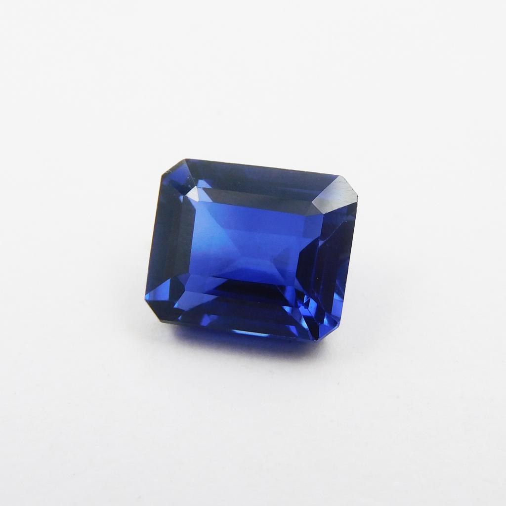 7.80 Ct Natural Blue Tanzanite CERTIFIED Emerald Cut Loose Gemstone p-1384-h