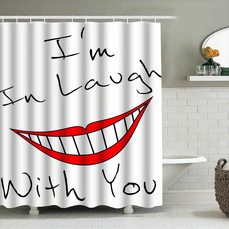 Space Planet Shower Curtain Kids Bathroom Decor Cartoon Sun, Moon, Earth Planets Non-Slip Waterproof Fabric Bath Mat Set For Hom