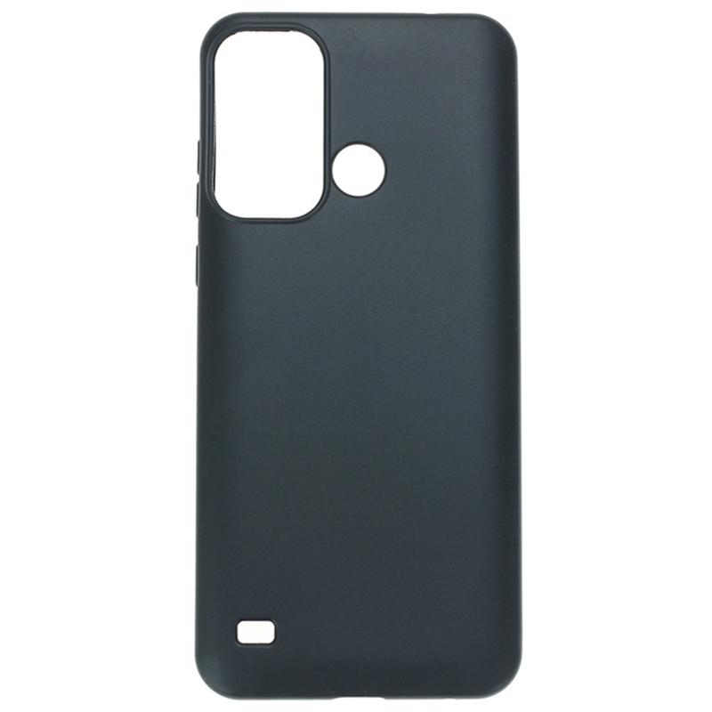 

Anti-scratch Cell Phone Case for ZTE Blade A53,Matte Finish TPU Phone Back Cover Black
