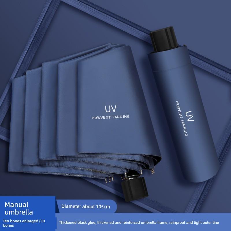 Fully Automatic Large Umbrella for Men and Women, Dual-Use for Sun and Rain, Sunshade Umbrella, Uv Protection, with Logo Printing