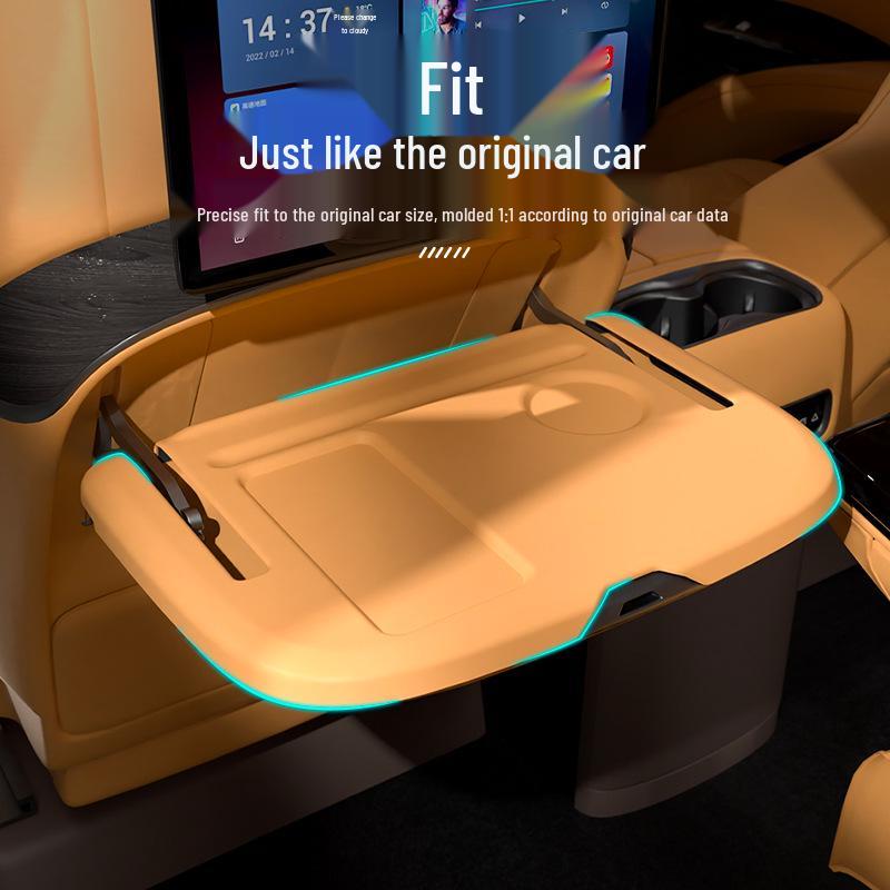 BYD D9 Middle Row Silicone Anti-Slip Folding Table Mat