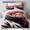 Jujutsu Kaisen Yuji Itadori Actie Stijl Beddengoed Set Anime Dekbedovertrek Polyester Beddengoed Set -QJY