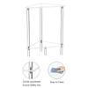 Modern Triangulum Shower Shelf 2 Layer Waterproof Bathroom Organizers With No boring Installation