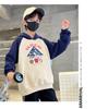 Boys' hoodie, spring and autumn hooded, children's boys' trendy coat, Korean version sports loose and trendy casual clothes top