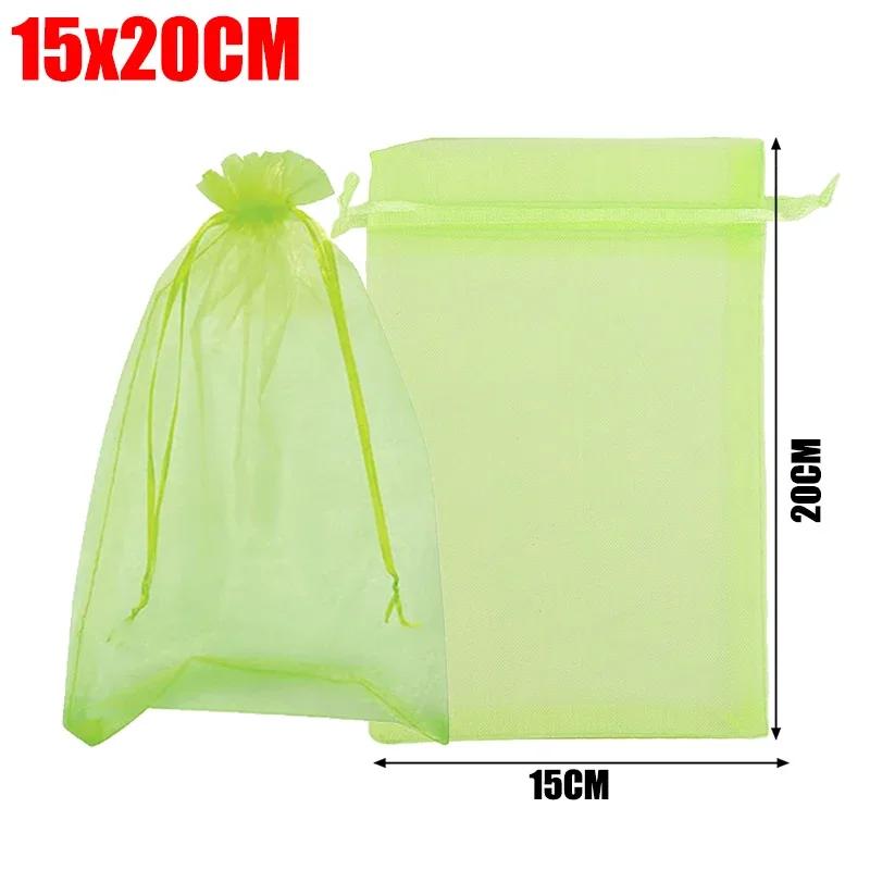 Fruit Protection Drawstring Bags Reusable Insect Proof Mesh Bags Pest Barrier Covers For Fruit Trees Plants Home Garden Supplies