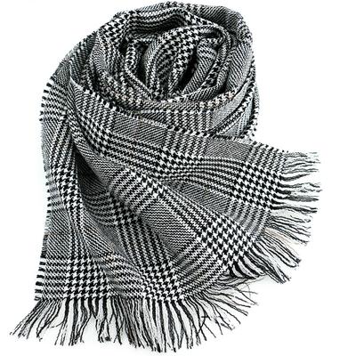 Men's Qiandongge Wool Scarf, Autumn and Winter Warm Cashmere Scarf.