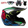 Motorcycle helmet for men, full-face racing motorcycle helmet, mountain downhill full-face helmet, go-kart off-road helmet