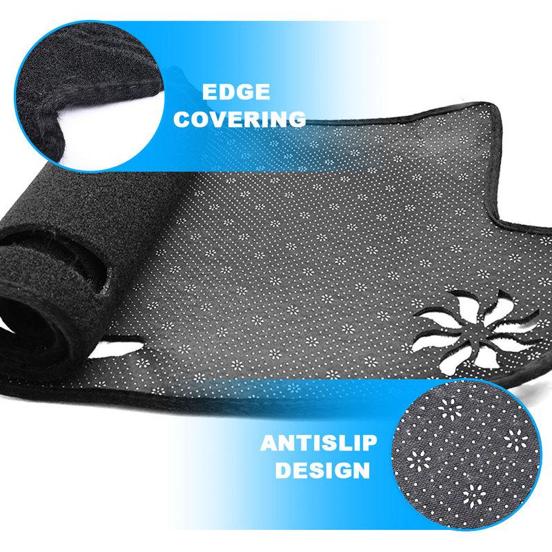 Dashboard Cover Mat for Toyota 4Runner 2010- LHD Dash Cover Sunshade Glare UV Rays Non-slip Protector Carpet Car Accessories