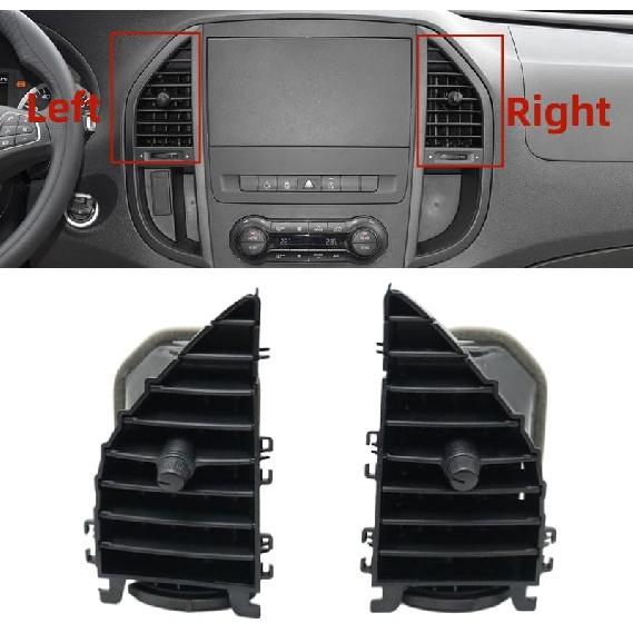 Car Front Dashboard Center A/C Grille Vent Air Conditioner Outlet for Mercedes-Benz Vito V260 W447 W448 2015-On(1PC Left L)