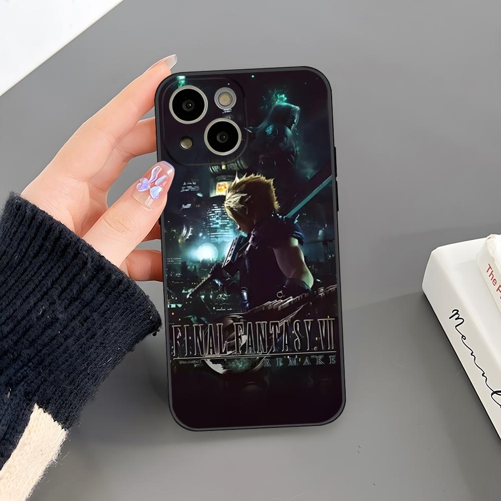 Final Fantasy Phone Case For Iphone 16 Plus 15 14 Pro Max 13 Mini 11 12 Xr X Xs 6 7 8 SE Plus Back Cover