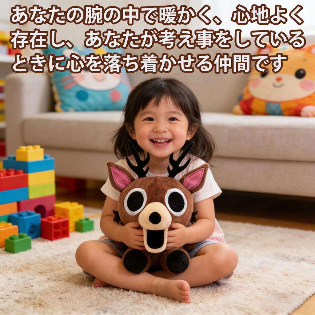 Forest Nights Style Plush Deer 15cm25cm Ninety-Nine Knights In the Forest Motif Mascot Soft Huggable Pillow Game-Style Doll Room Decoration Birthday