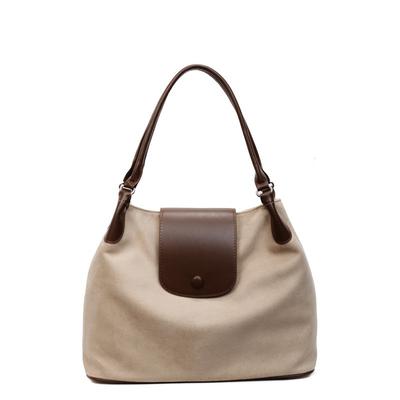 Bag Women's New Fashion Shoulder Messenger Bag Simple Handbag Large Capacity Tote Bag Underarm Bag