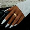 1pcs Vintage Fried Dough Twists Open Ring Luxury Ladies Fashion Personality Joint Ring Fashion Jewelry