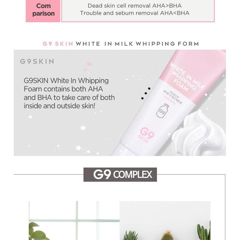 G9SKIN White In Milk Whipping Foam 120ml