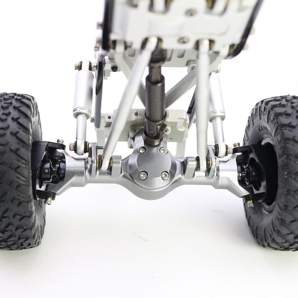 Aluminum Planet Axles Lsokinetic 3-Section CVD Brass Steering Knuckles Max.52° for 1/24 Axial SCX24 C10 JLU Gladiator Bronco