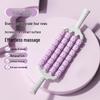 Bendable 4-Row Spiked Massage Roller
