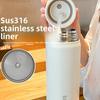 500ml Memorial Black Vacuum Flask Portable Water Bottle Accessories Kettle Flask Straw Cup Vacuum Flasks Funerals and Mourning