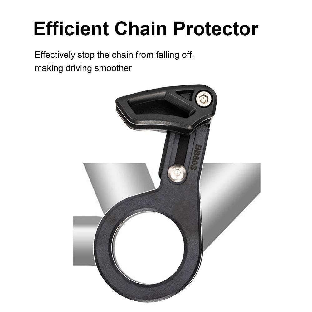 Balck Mountain Bike Chain Guide Lightweight Bike Chainring Guard Smooth Chain Running BB08S