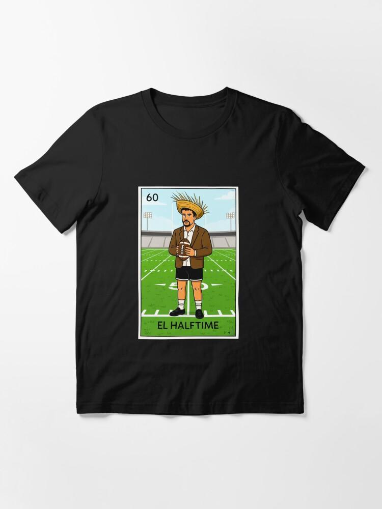 El Halftime Football Card BadBunny Halftime BENITO TShirt 2026 Summer New Luxury Fashion Men Women Cotton Oversized Tshirt M