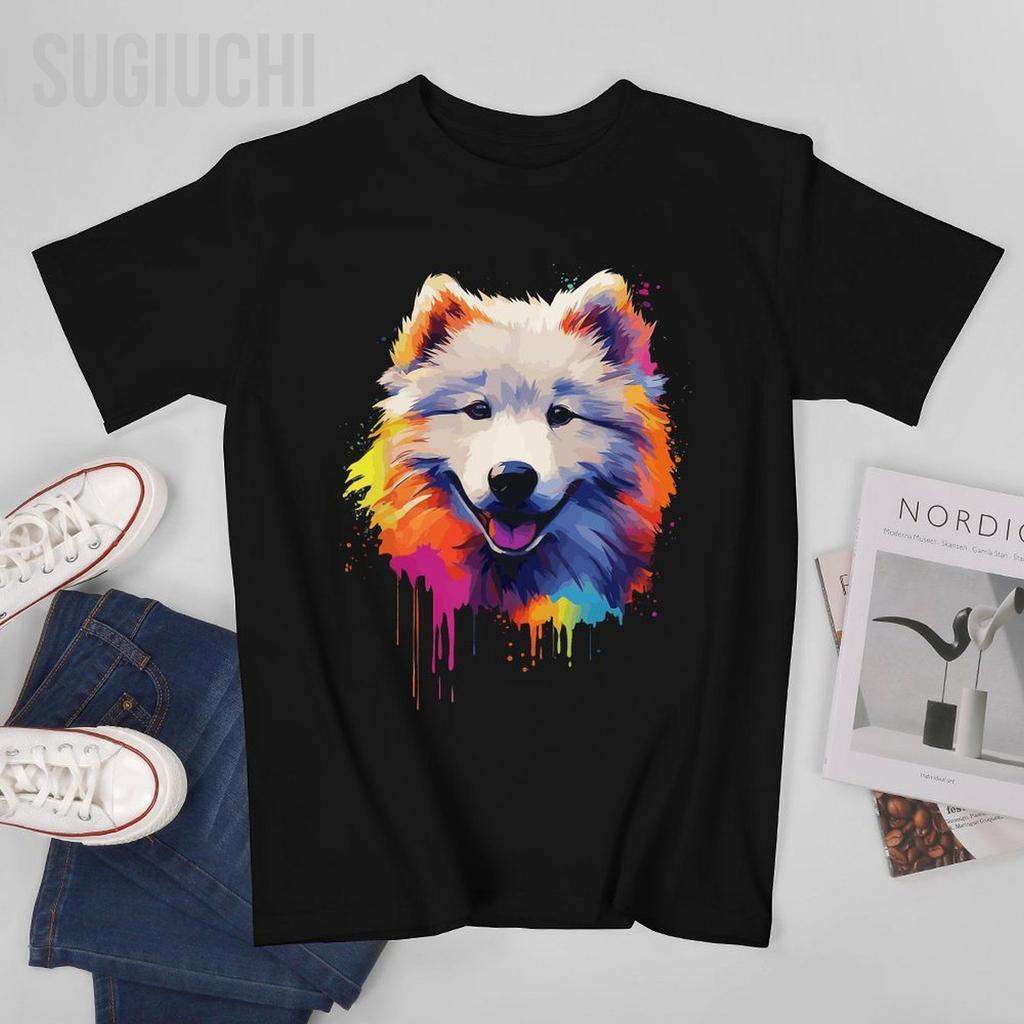 Unisex Unisex Samoyed Puppy Tshirt Tees T Shirts WoUnisex Boys 100 Cotton TShirt