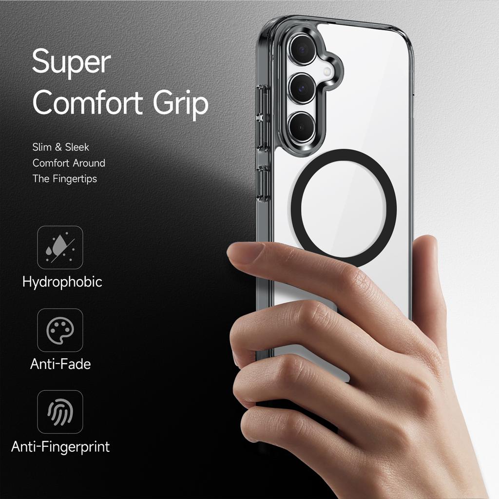 Luxury Desert Gold Clear Case for Samsung S22 S23 S24 S25 Plus Ultra A15 A16 A35 A55 Acrylic Transparent TPU Phone Cover