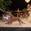 Ceramic Stone Arch Bridge Ornament for Micro Landscapes, Fish Tanks, or Zen Gardens