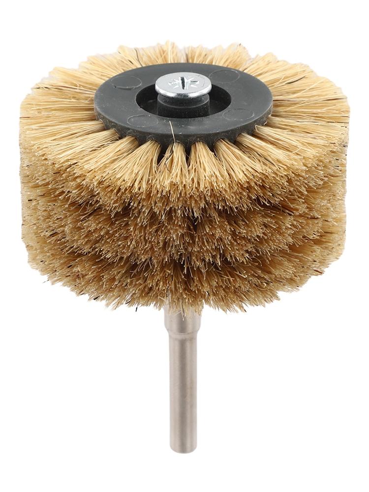 Cleaning Wheel Horsehair Brush Polishing Brush Easy Installation