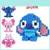 Disney-lilo Stitch Bouwsteen Speelgoed Mini Figuur Collectie Ornament Kindercadeau Verjaardag