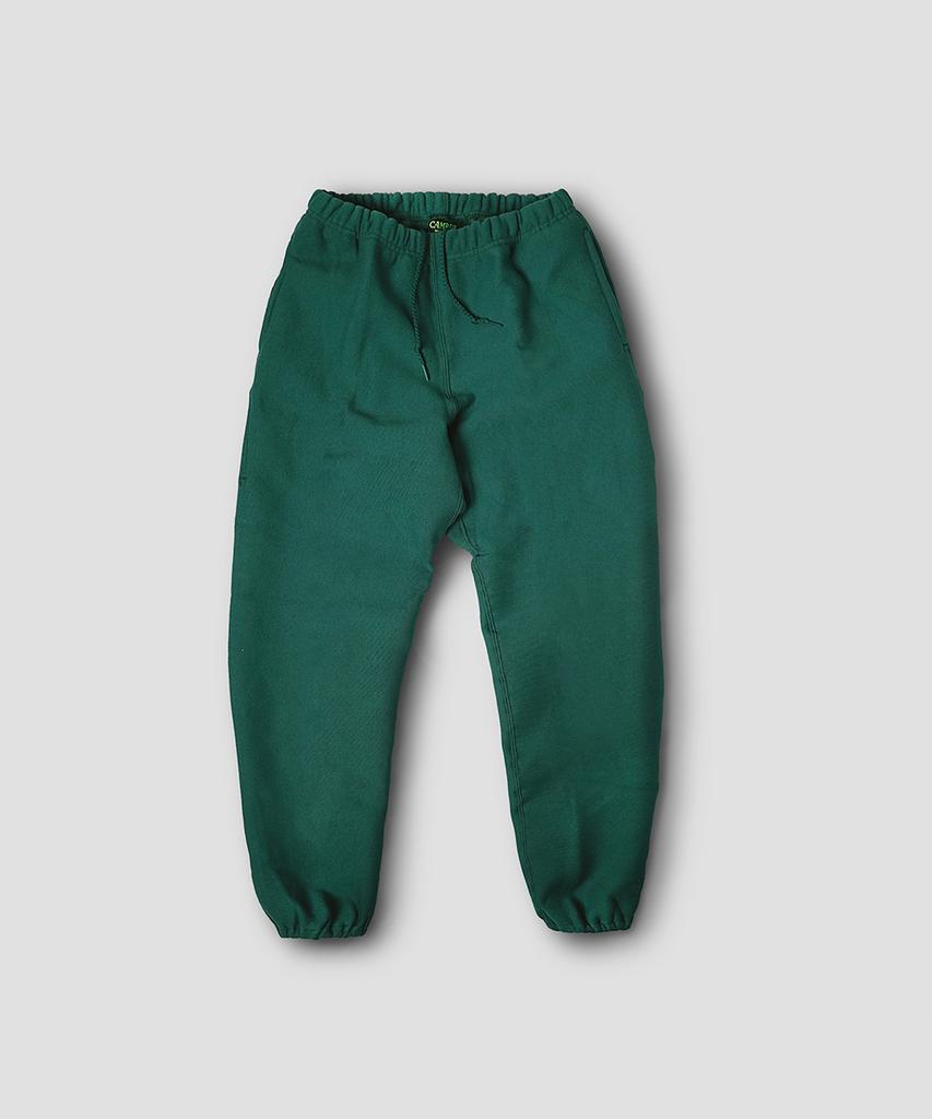 Kaembeoseupocheuweeo Cross Knit Sweatpants, Forest Green (Type B)