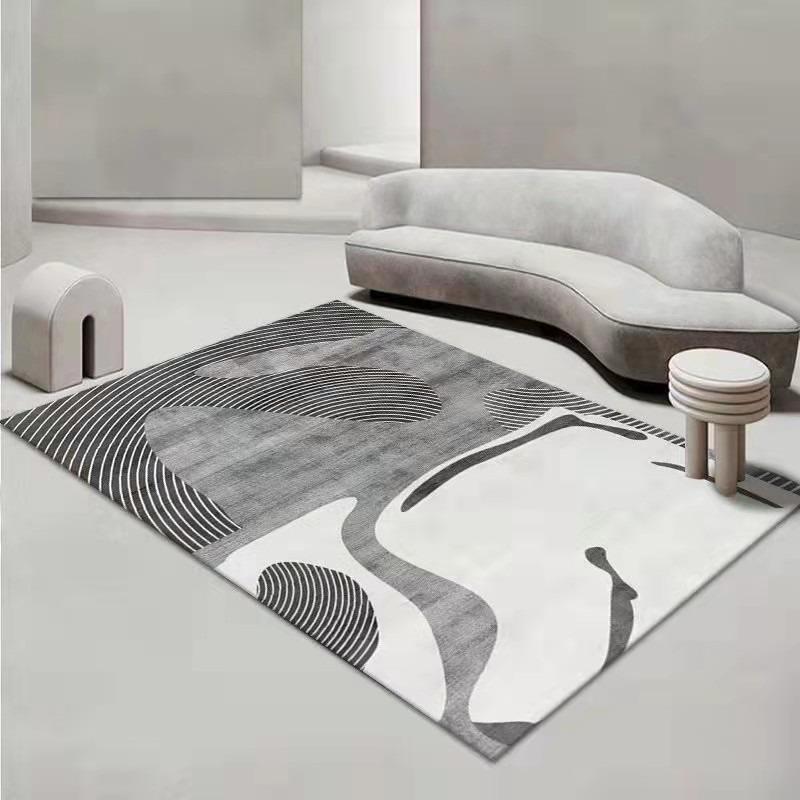 

Ковер в скандинавском стиле, простой, современный, арт, для гостиной, дивана, спальни, прикроватный, для кабинета, кухни, прихожей, нескользящий, коврик для домашнего декора 40x60cm
