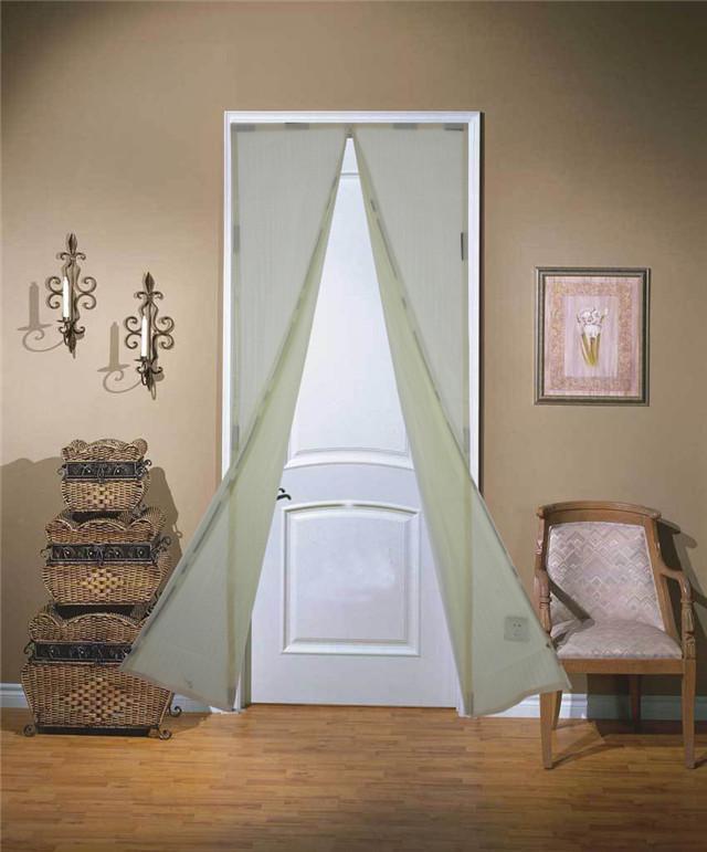 Magnetic Striped Anti-Mosquito Soft Screen Door Curtain