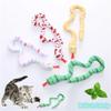 Catnip Toy Interactive Plush Cat Toy Gluttonous Snake Bite-Resistant Molar Interactive Toy Gift For  Pet Accessories
