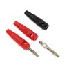 10Pcs 32A 4mm Banana Plugs Male Stackable Connector High Current Screw Type Speaker Cable Adapter 4mm High Current Banana Plugs
