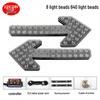 LED Bidirectional Arrow Indicator Light for Sprinkler Trucks - 12V/24V Warning & Turn Signal for Sanitation Vehicles