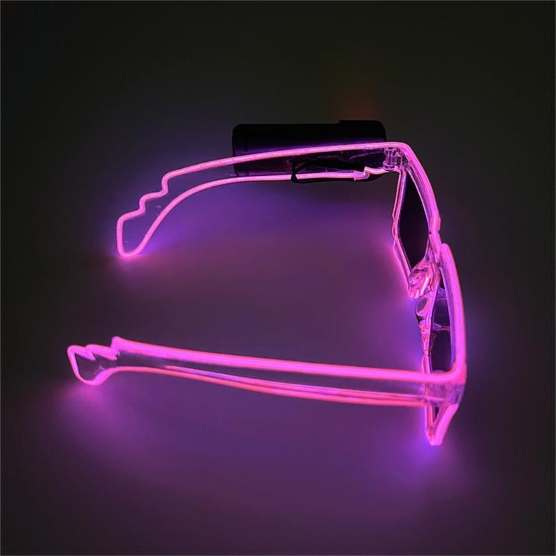 LED Light Up Sunglasses With Fashion Frame and Lens For Night Parties And Festival Event Gathering Dressingup Eyewears