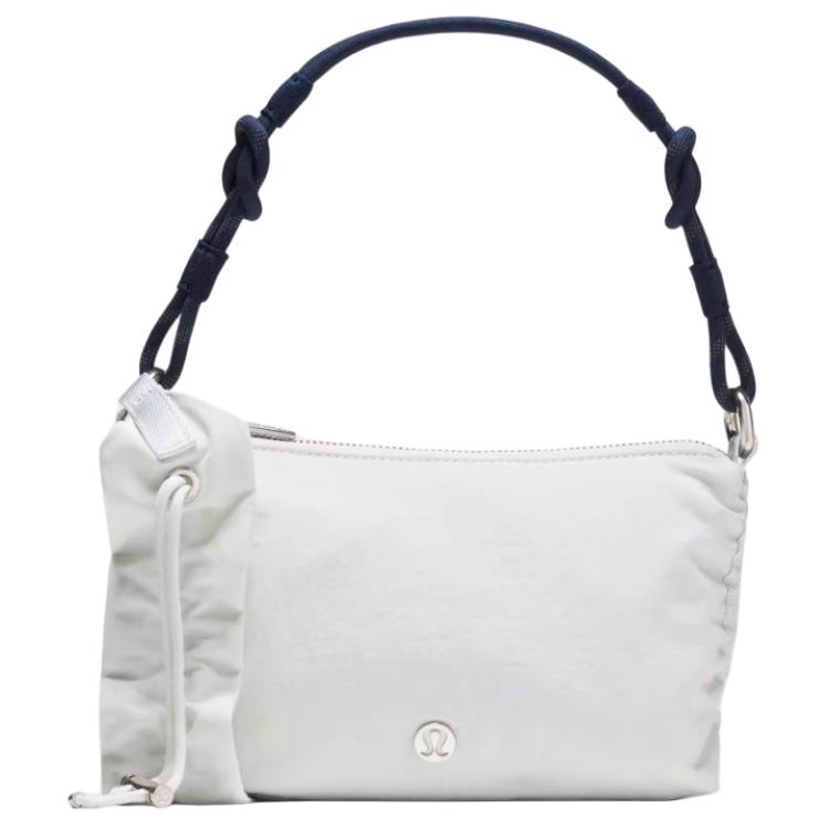 

Lululemon 1.5L Casual Pleated Umbrella Rope Shoulder Strap Nylon Mini Bag Women shoulder bag Silver LW9GHVS Elegant Polo Balls Blue & Casual Blue & Silver