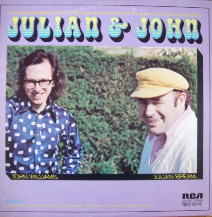 

LP Record JULIAN BREAM JOHN WILLIAMS Julian John ARRS4059 RCA Red Seal 1972 US Classical Used