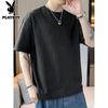 PLAYBOY Men's Jacquard Short Sleeve T-Shirt