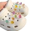 Luminous 3D Duck Shoe Charms Set Cute Christmas Theme DIY Detachable Buckle Shoe Decorations Advanced Shoe Accessories