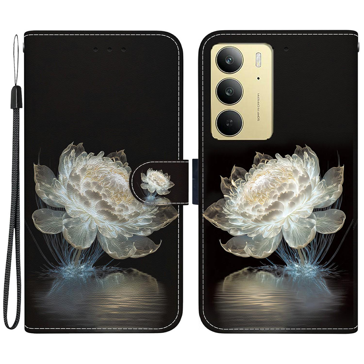 

For Realme C75 4G Wallet Phone Case Anti-Drop Leather Flip Cover Pattern Printing H