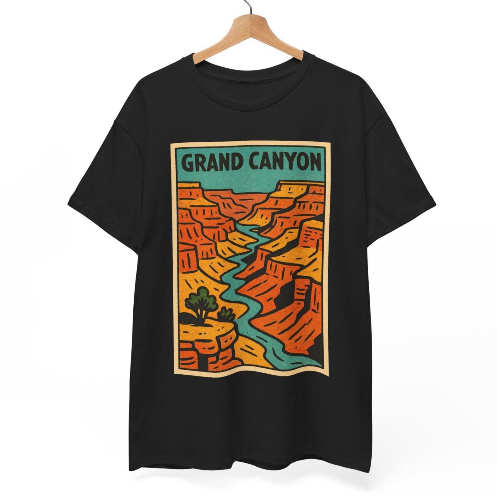 Big Canyon Retro Comic T-Shirt: Vintage National Park Graphic Tee 3XL